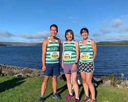 Green and White vests make an appearance at Kielder Half